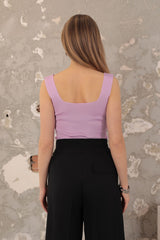 Lilac Stretch Blouse