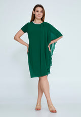 Sage Green Caftan 3/4 Sleeve Dress
