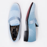 After Midnight Light Blue Slip On Loafer