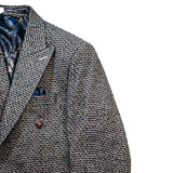 Navy and Gold Houndstooth Double Breasted Sport Jacket PI 04