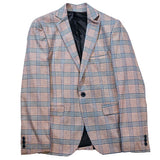 Tan and Blue Plaid Sport Jacket