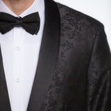 Black Floral Avanti Milano Tuxedo GIO 01