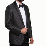 Black Floral Avanti Milano Tuxedo GIO 01
