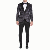 Black Floral Avanti Milano Tuxedo QUE 12