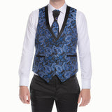Royal Blue Paisley Avanti Milano Tuxedo GAL 04