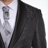 Black Floral Avanti Milano Tuxedo MAS 01