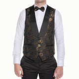 Black and Gold Floral Avanti Milano Tuxedo MAS 01