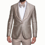 Off-White Patterned Avanti Milano Tuxedo QUE 17