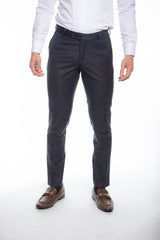 Blue Grey Daniel Armoni Finished Pants
