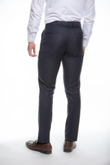 Blue Grey Daniel Armoni Finished Pants