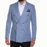 Light Blue Double Breasted Sport Jacket PI 04