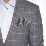 Dark Grey Blue Window Pane Sport Jacket BP 16