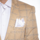 Golden Plaid Sport Jacket