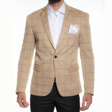Golden Plaid Sport Jacket