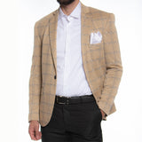 Golden Plaid Sport Jacket