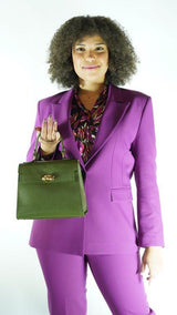 Purple Avanti Milano Peak Lapel Two Piece Suit