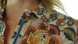 Multicolored Avanti Milano Floral Patterned Blouse