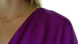 Purple Avanti Milano Solid Blouse