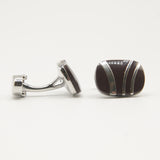 Avanti Milano Rectangular Burgundy Cufflinks