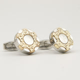 Avanti Milano Gold/Silver Six Shooter Cufflink