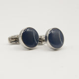 Avanti Milano Dark Blue Round Braided Cufflink