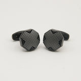 Avanti Milano Crossed Black/White Cufflink