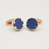 Avanti Milano Blue/Gold Textured Cufflinks