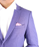 Navy/ Black Avanti Milano Stitch Patterned Notch Lapel Jacket