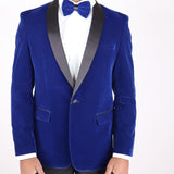 Blue Velvet Avanti Milano Black Shawl Tuxedo Jacket