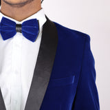 Blue Velvet Avanti Milano Black Shawl Tuxedo Jacket