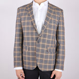 Beige/Black Avanti Milano Window Pane Patterned Jacket