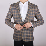 Beige/Black Avanti Milano Window Pane Patterned Jacket