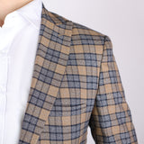 Beige/Black Avanti Milano Window Pane Patterned Jacket