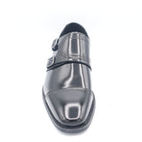 Giovanni Black Buckled Dress Shoe