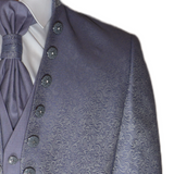 Sky Blue Avanti Milano Paisley Patterned Three Piece Tuxedo