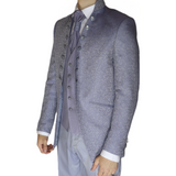 Sky Blue Avanti Milano Paisley Patterned Three Piece Tuxedo
