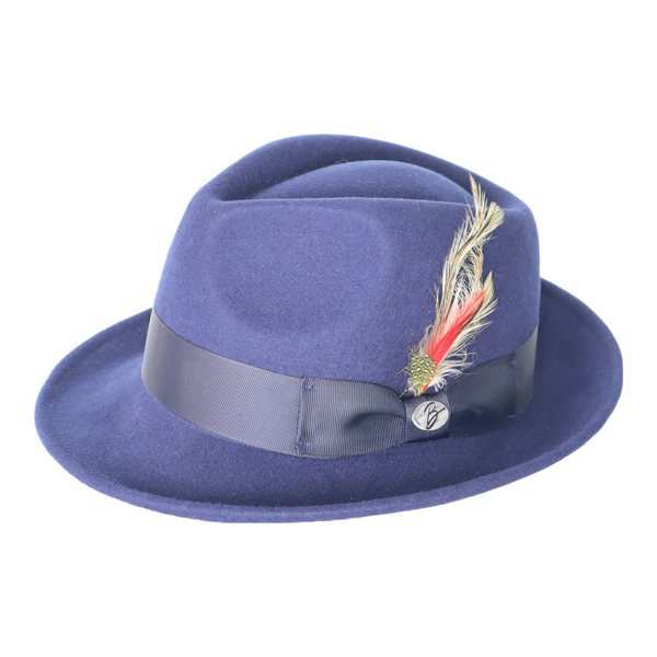 Bently Navy Blue Hudson Collection Hat