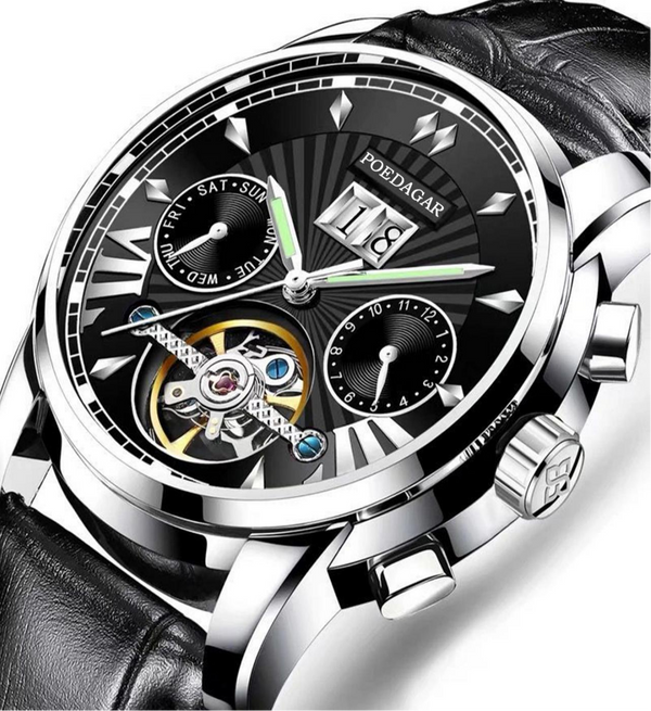 Avanti Luxury Round Case Automatic Movement Functioning Time Keep Wrist Watch