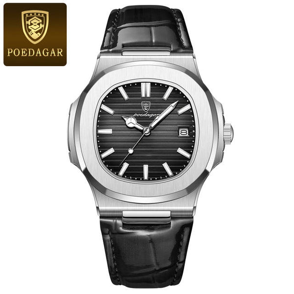 Avanti Men's Luxury Square Case Watch