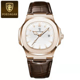 Avanti Men's Luxury Square Case Watch