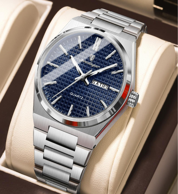 Avanti Luxury Men's Stainless Steel Business Wristwatch