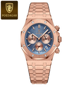 Avanti Luxury Men's Octagon Bevel Wristwatch