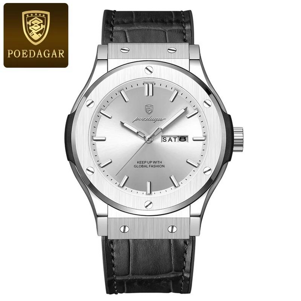 Avanti Luxury Men's Circular Case Quartz Movement Wrist Watch