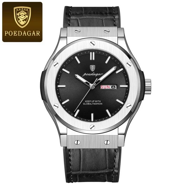 Avanti Luxury Men's Circular Case Quartz Movement Wrist Watch