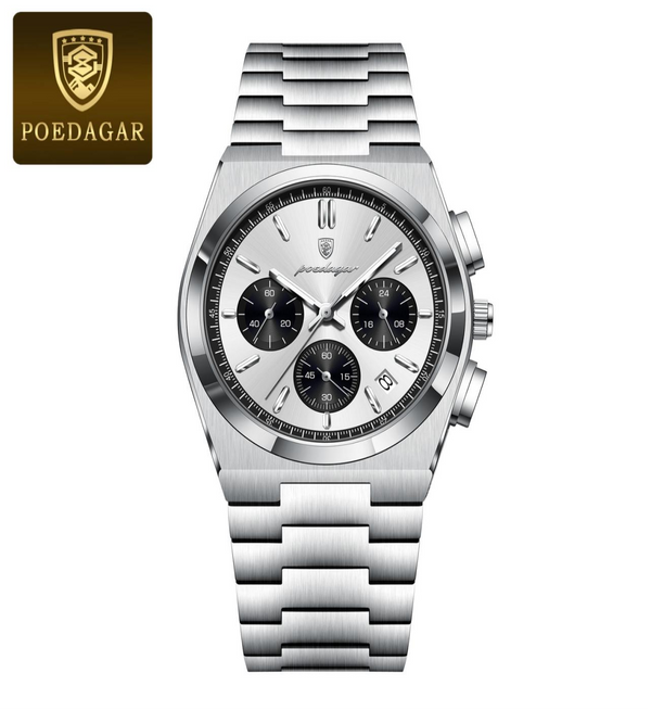 Avanti Luxury Men's Circular Case Quartz Movement Wrist Watch