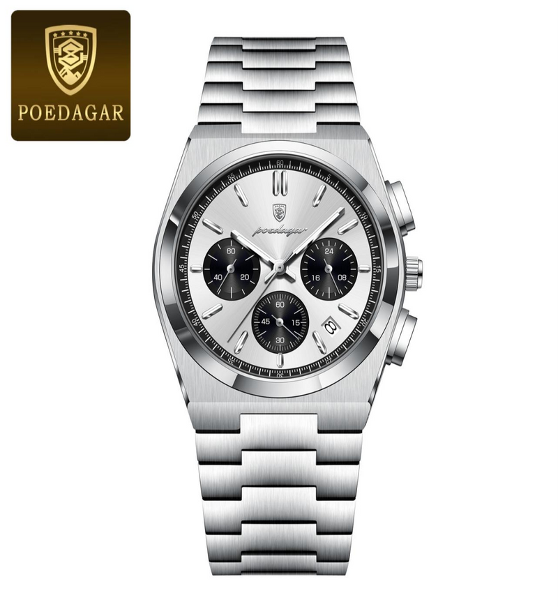 Avanti Luxury Men's Circular Case Quartz Movement Wrist Watch