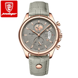 Avanti Luxury Men's Circular Case Functioning Time Keep Wrist Watch