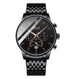Avanti Luxury Men's Round Case Time Keep Quartz Movement Wrist Watch