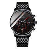 Avanti Luxury Men's Round Case Time Keep Quartz Movement Wrist Watch