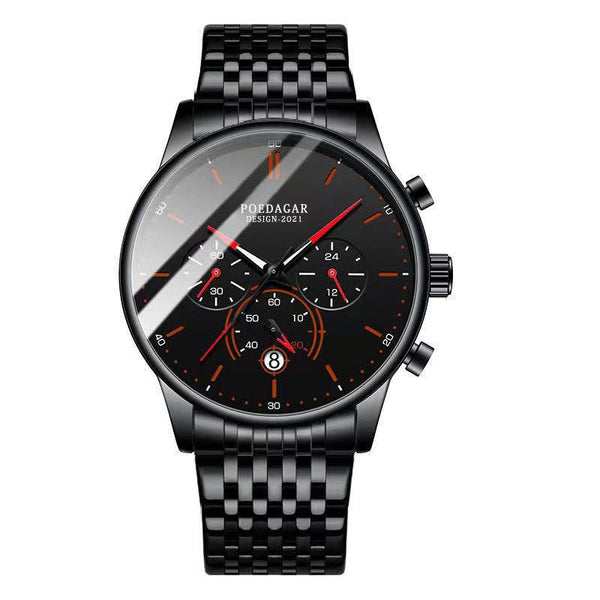 Avanti Luxury Men's Round Case Time Keep Quartz Movement Wrist Watch
